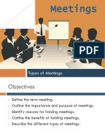 01 Types of Meetings