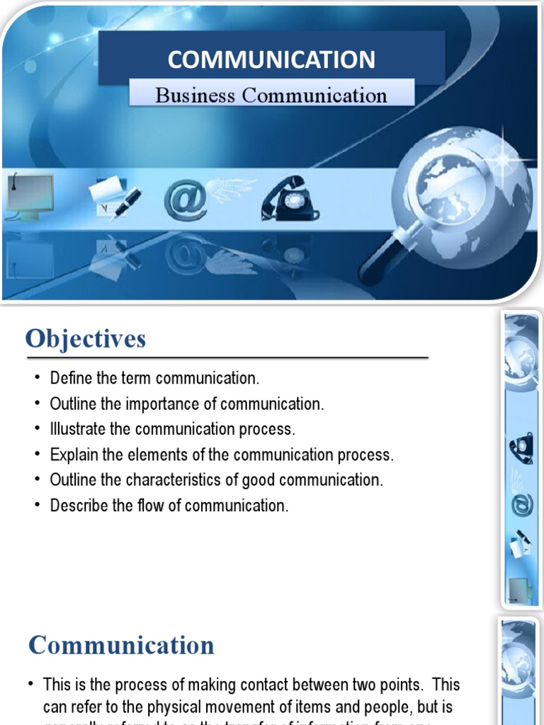 01 - Effective Business Communication | PDF | Communication | Linguistics