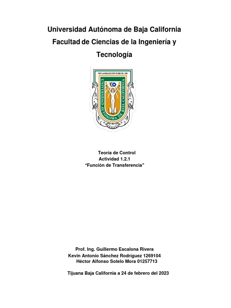 Funcion de Transferencia PDF