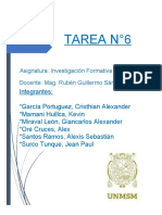 Investigación Formativa Tarea 6