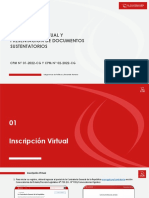 Guia de Inscripcion Virtual y Presentacion de Documentos Sustentatorios