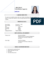 MarryJaneBeltran CV