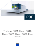 TRUMPF Technical Data Sheet TruLaser 3030 Fiber - 3040 Fiber - 3060 Fiber - 3080 Fiber