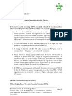 Comunicado - SENA - Dirección de Formación-3