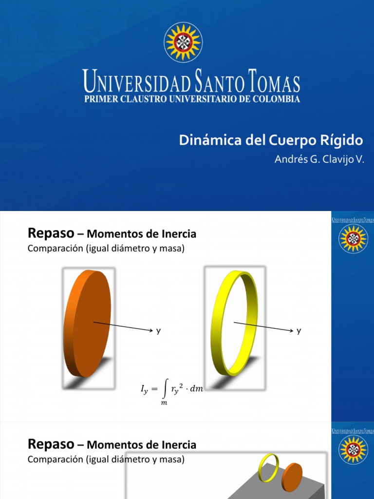 02 - Dinámica Del Cuerpo Rígido USTA | PDF