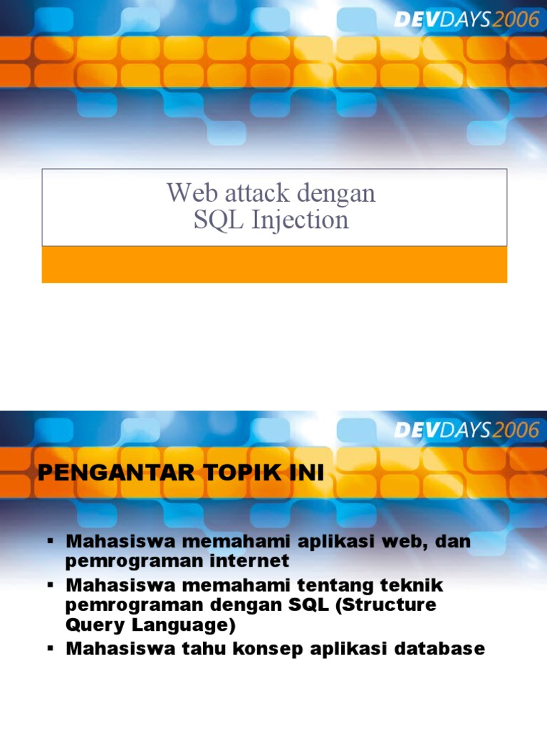 Sql injeksi pdf