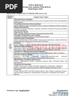 Biology Sectionwise Analysis of PYQs (For 2023)