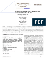 A Survey of Routing Protocols and Geographic Routing Protocol Using Gps in Manet 51 56