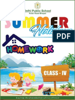 Class 4 Holiday Homework 2023
