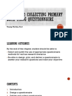 Chapter2-Collecting Primary Data