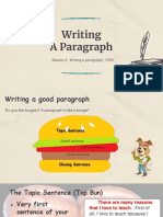 Writing A Paragraph - 1305