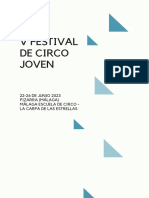 Infopack V Festival de Circo Joven
