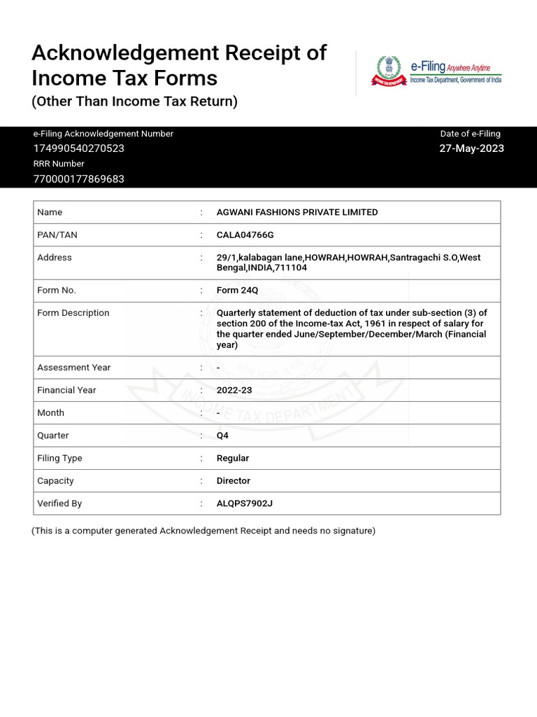 Difference Between Form 24q And 26q