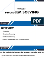 Module 3. Problem Solving
