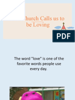 CLE 2 LESSON 1 4TH Q (The Church Calls Us To Be Loving)