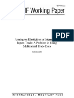Armington Elasticities in Intermediate Inputs Trade: A Problem in Using Multilateral Trade Data