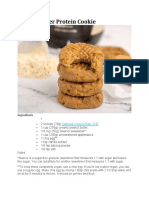 Peanut Butter Protein Cookie