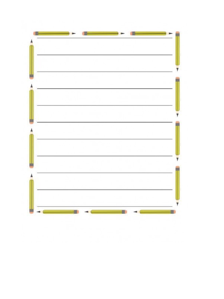 Lined Paper With Border PDF