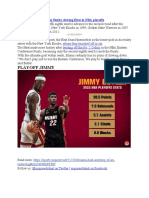 Playoff Jimmy: Psychotic' Jimmy Butler Driving Heat in NBA Playoffs