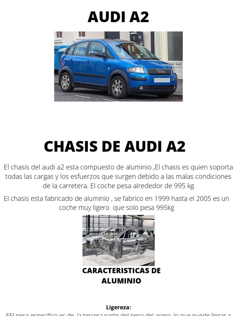 Audi A2 PDF Aluminio Corrosión