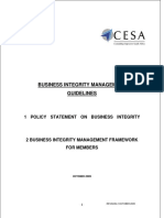 CESA Business Integrity Management Guideline