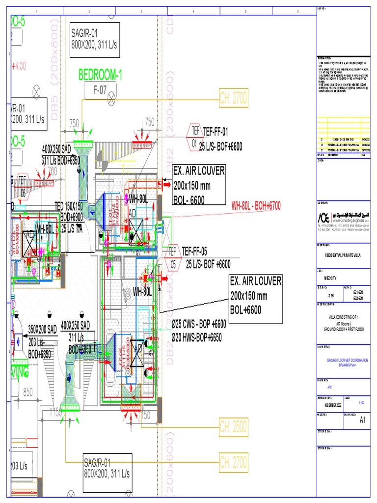 AD790-A-701-Coordination Drawing - 1ST (1) (1) - A701 PART4 | PDF