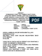 Amanat Sertijab Dan Kenaikan PKT 01-04-2023