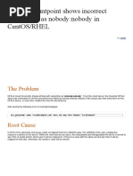 NFSv4 Mountpoint Shows Incorrect Ownerships As Nobody - Nobody in CentOS - RHEL - The Geek Diary