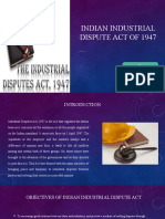 Indian Industrial Dispute Act of 1947