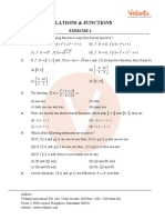 Relations & Functions: Exercise-1