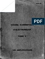 Cours Élémentaire d'Électronique Vol 3 - Armée de Terre