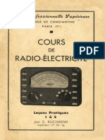 Cours de Radio-Électricité de 1 À 5 - E. KUCHARSKI - École Prof. Sup.
