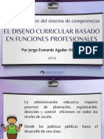 AGUILAR MORALES - El Diseño Curricular Basado en Funciones Profesionales (2016)