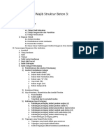 Daftar Isi Tugas Wajib Struktur Beton 3