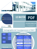 Brochure Mastères ESCT