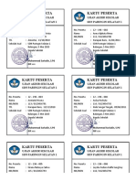 Format Kartu Ujian