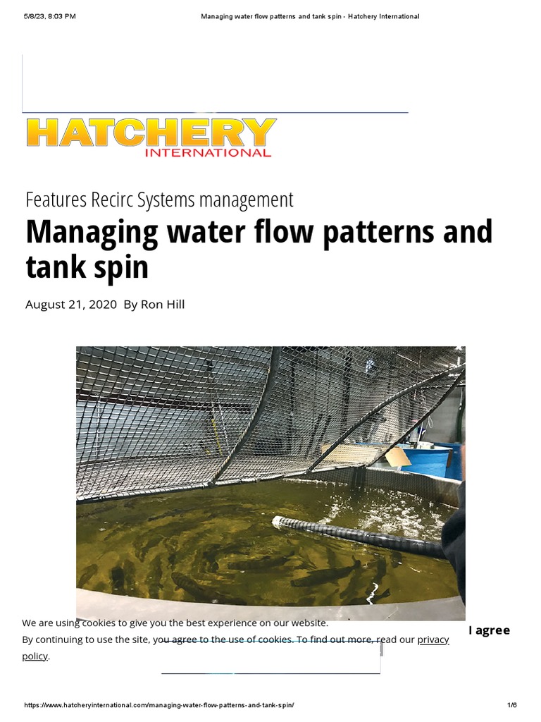 Picture of Managing Water Flow Patterns and Tank Spin - Hatchery International ...