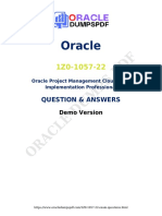 Oracle Dumps PDF