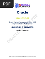 Oracle Dumps PDF