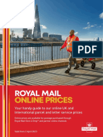 Royal Mail: Online Prices