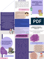 Purple and White Modern Medical Center Trifold Brochure-1