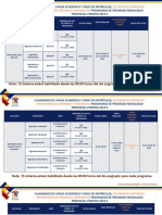 Calendario Cargas Acade¿micas Presencial 2023 2