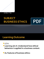 Business Ethics PPT 1