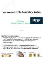 Development of Respiratory System