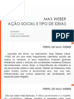 003 Max Weber - Ação Social e Tipo de Ideias