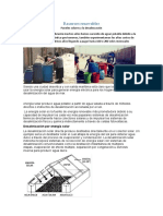 Recursos Renovables Paneles Solares y La Desalinizacion