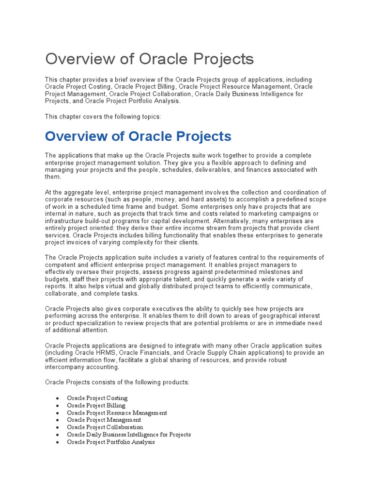 Oracle Project Cost and BLL | PDF | Project Management | Oracle Corporation