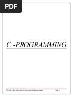 Embedded C Program