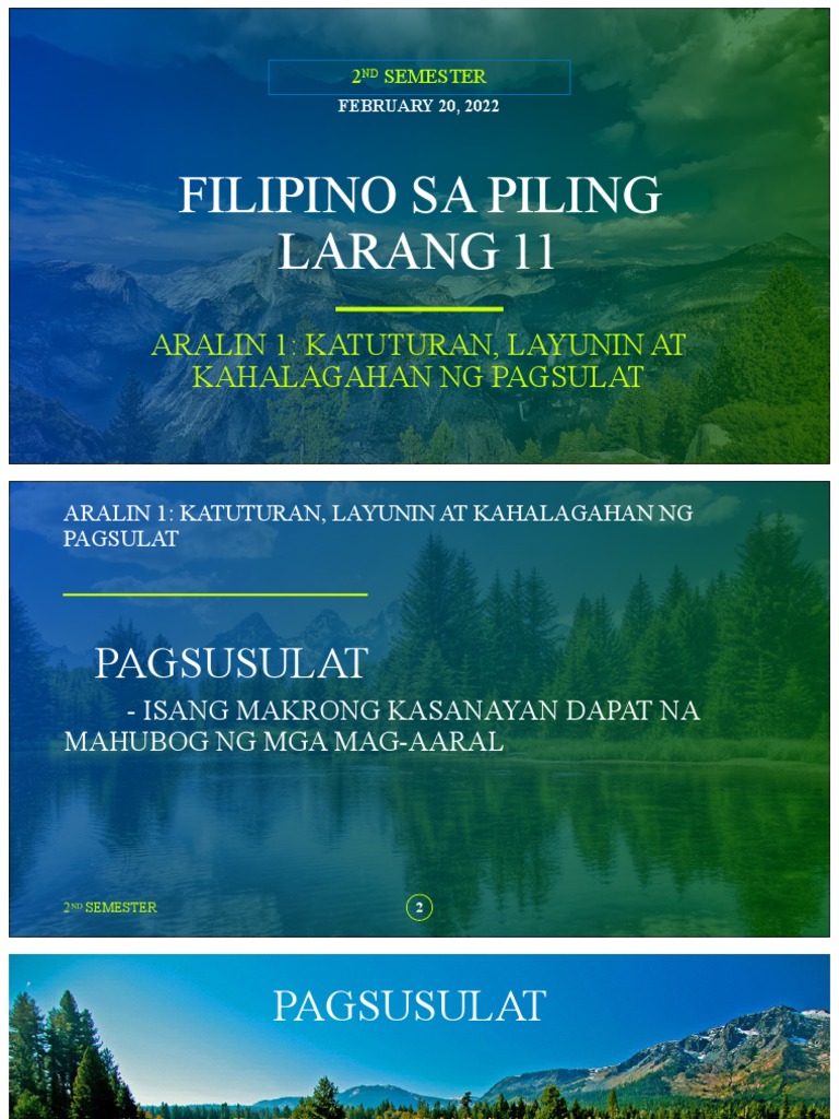 Filipino Sa Piling Larang 11 | PDF