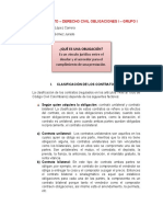 Trabajo Escrito Derecho Civil Obligaciones I